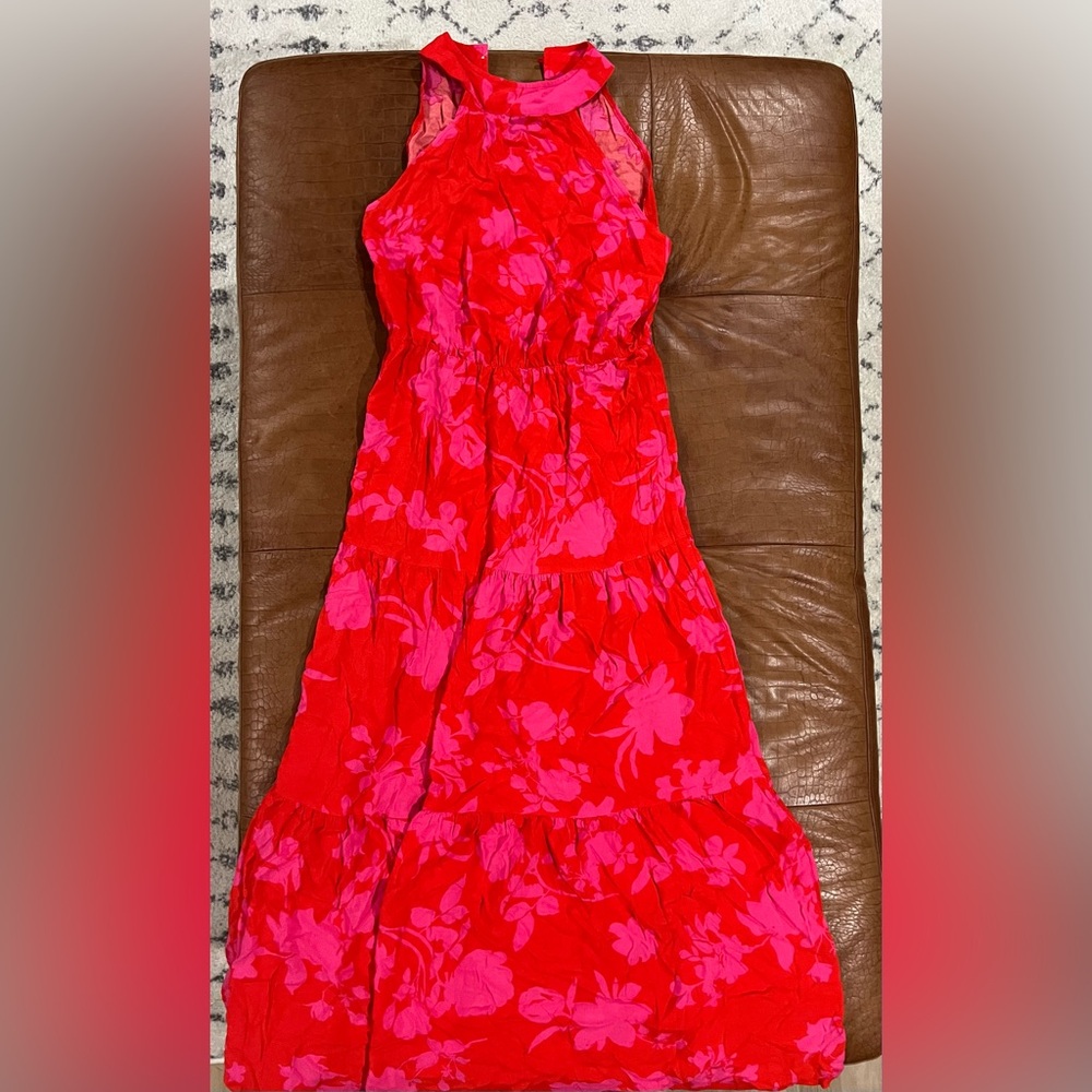 3 womens dresses, full length, size large